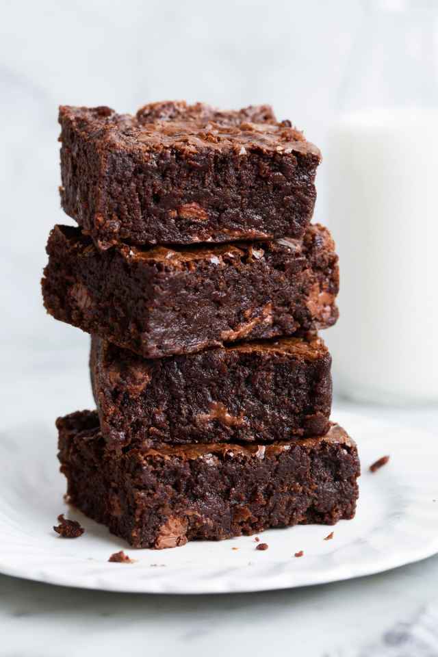 Sweet brownie at fancy bakers